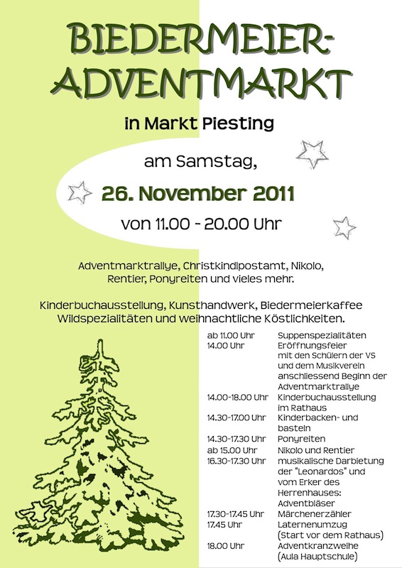 Biedermeier Adventmarkt 2011