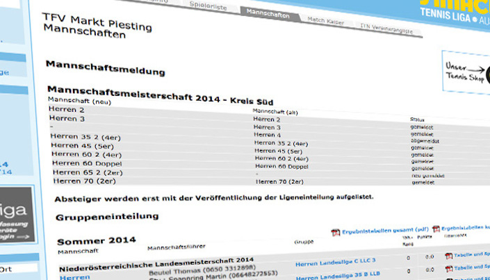 Die Einteilungen für die Landesliga